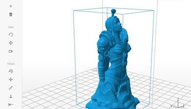 여전사(Knight)모델링 데이터 3D프린터로 출력