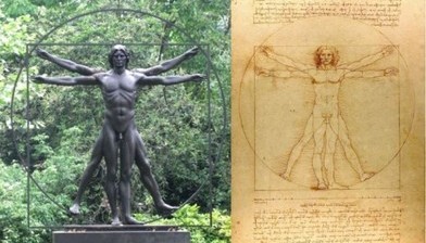 [3D프린터와 떠나는 테마여행 26탄] 레오나르도 다빈치의 The Vitruvian Man(인체 비례도)