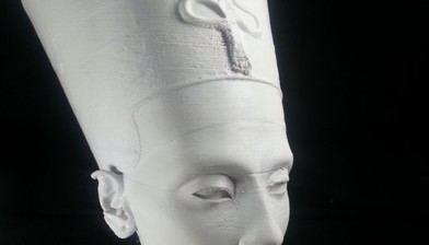 3D프린터로 출력한 두상 출력물들