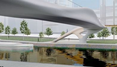 XtreeE, 2024 프랑스 올림픽을 위해 3D프린터로 인도교 건설 예정