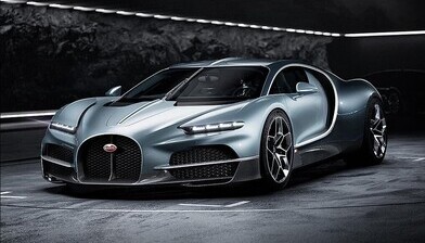 Bugatti 의 신모델 Tourbillon, 금속 3D프린팅된  서스펜션 사용