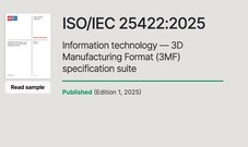 ISO, 3D프린터용 표준 파일 포맷으로 3MF 선정 