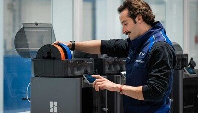 BMW 그룹 3D 프린팅 소재 재활용 사례